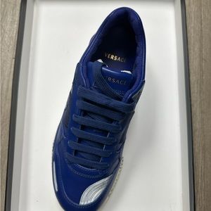 Versace blue athletic sneakers